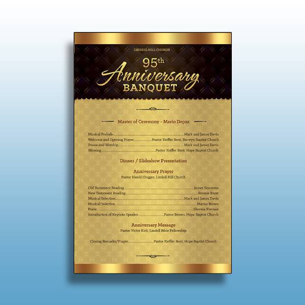 Church Anniversary Program Outline