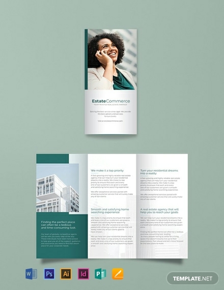 Corporate Commercial Real Estate Brochure Template
