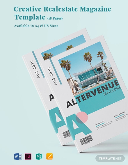 Creative Real Estate Magazine Template1