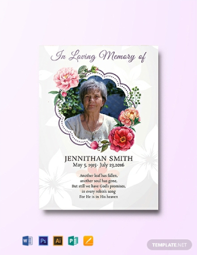 Elegant Funeral Thank You Card