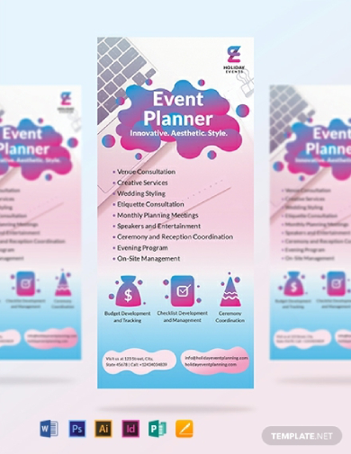 Event Planner Rack Card