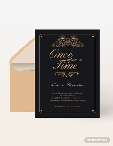 Fairytale Wedding Invitation