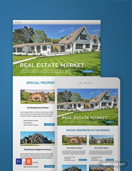 free monthly real estate email newsletter