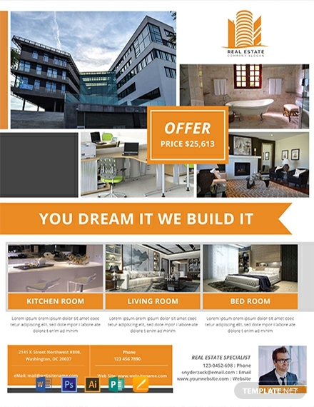 free real estate agency flyer template