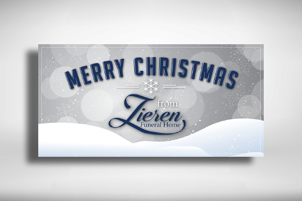 funeral home christmas banner