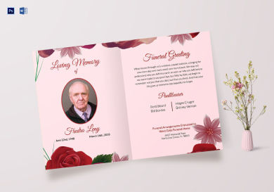 Memorable Funeral Greeting Card