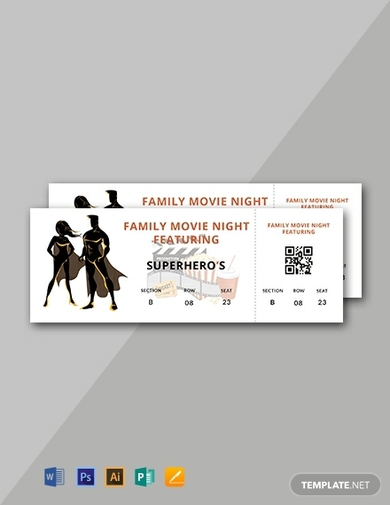 movie night ticket