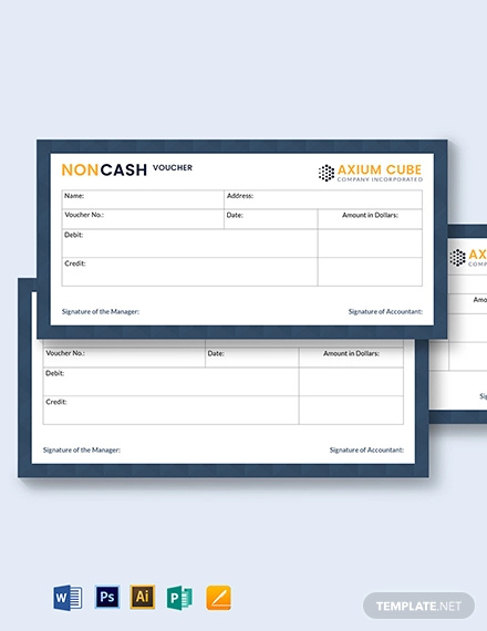 Non Cash Voucher Template