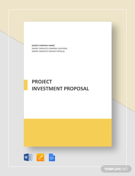 project investment proposal template