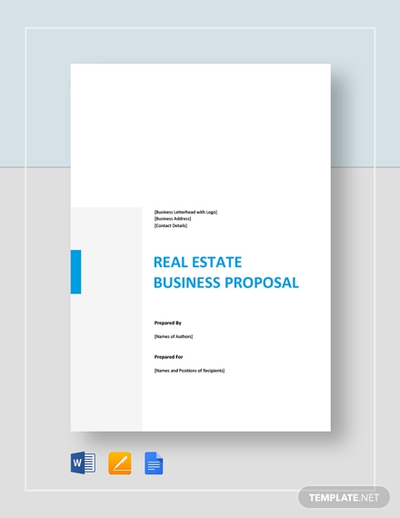 real estate business proposal