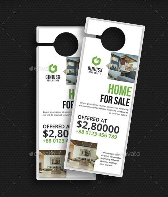 Real Estate Door Hangers | Canva Template