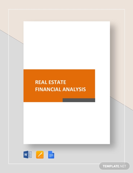 Real Estate Financial Analysis