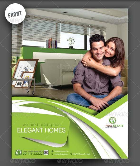 real estate poster template