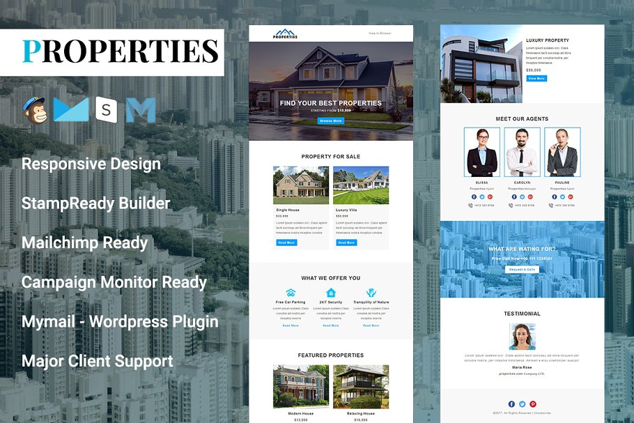 Real Estate Email Marketing 10  Examples Format Photoshop HTML Pdf