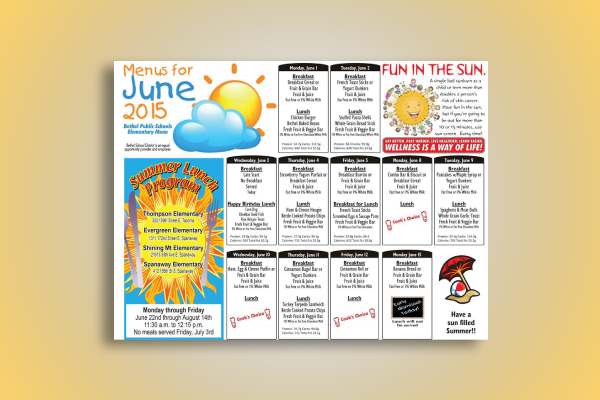 School Menu - 21+ Examples, Format, Pdf | Examples