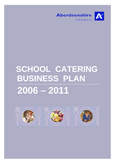 business plan for a catering school