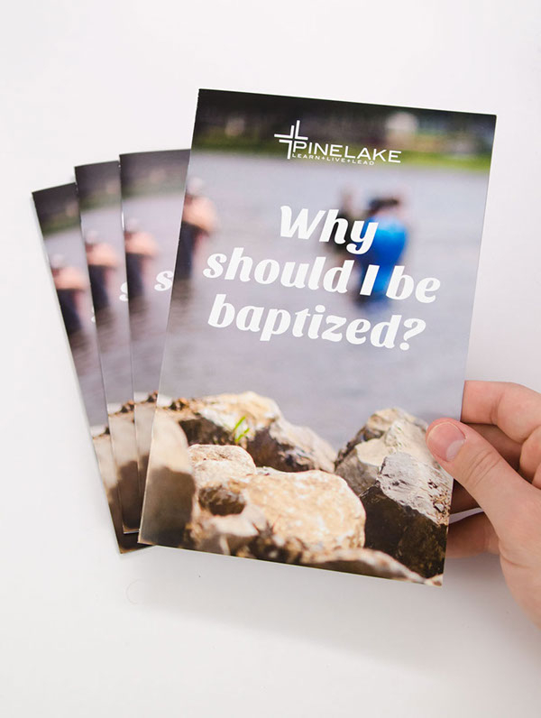 simple baptism brochure