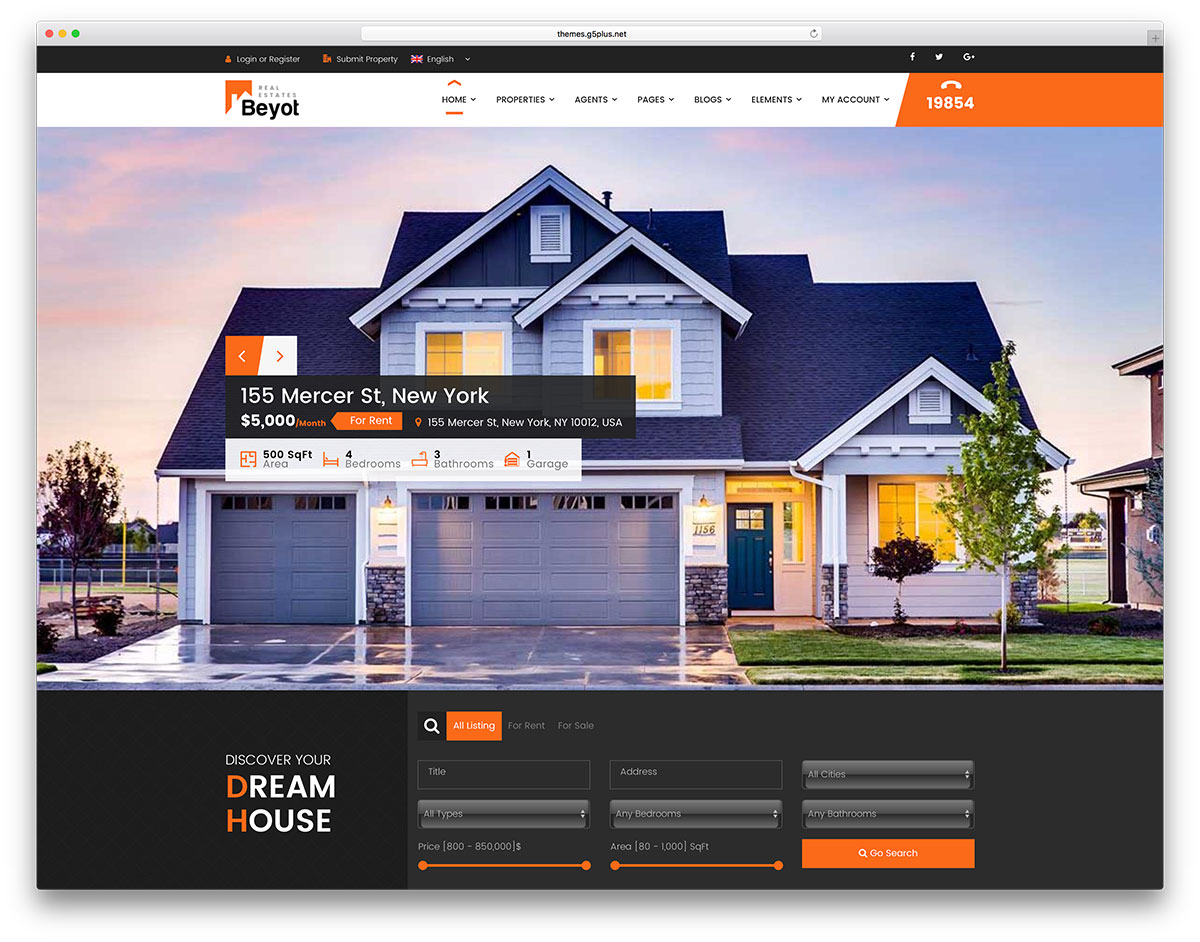 responsive html templates real estate