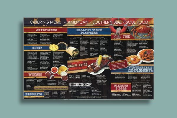 Southern BBQ and Soul Food Catering Menu