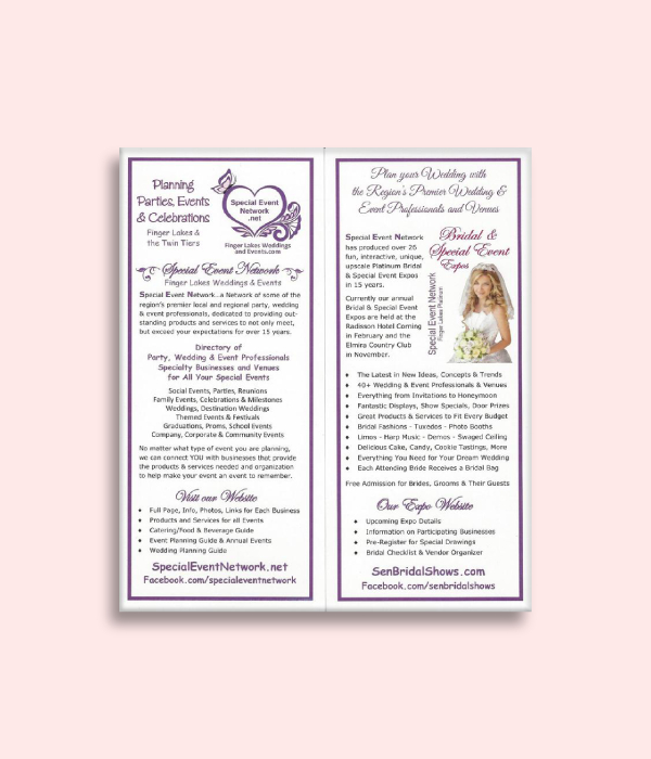 Special Events Rack Card