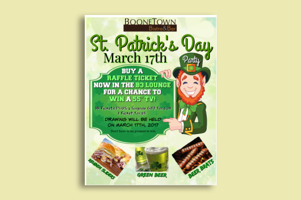 St. Patrick's Day Bistro & Bar Poster