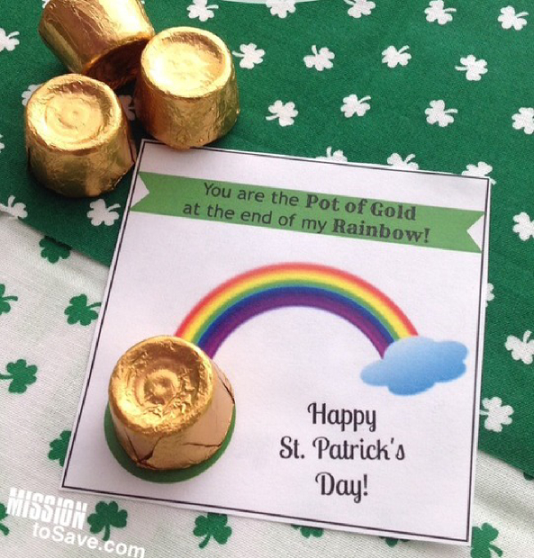 St. Patrick's Day Chocolate Label