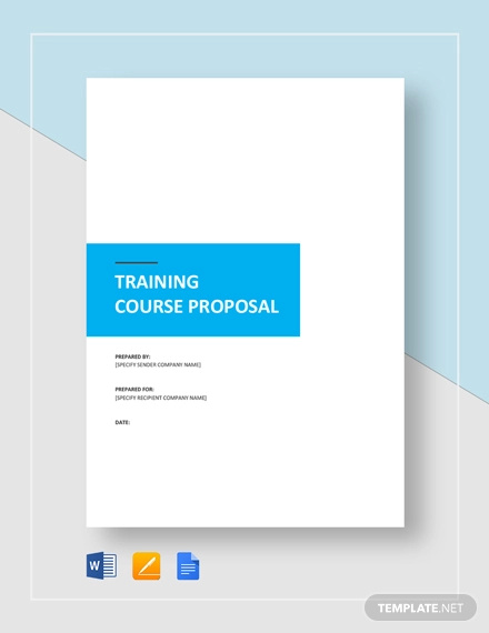 Training Course Proposal Template