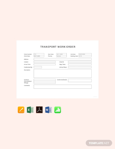 transport work order