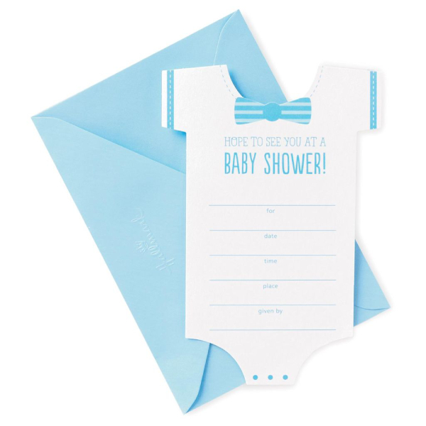 unique baby shower invitation