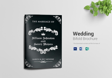 Wedding Bi Fold Brochure