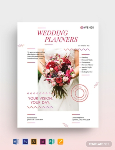 wedding planners flyer