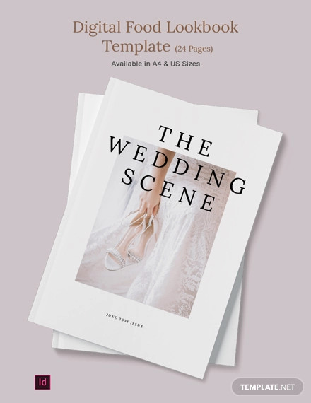 wedding sale magazine template