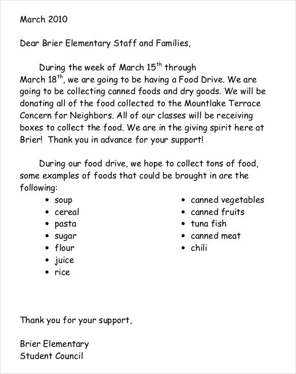 Sample Letter For Donation Of Goods from images.examples.com