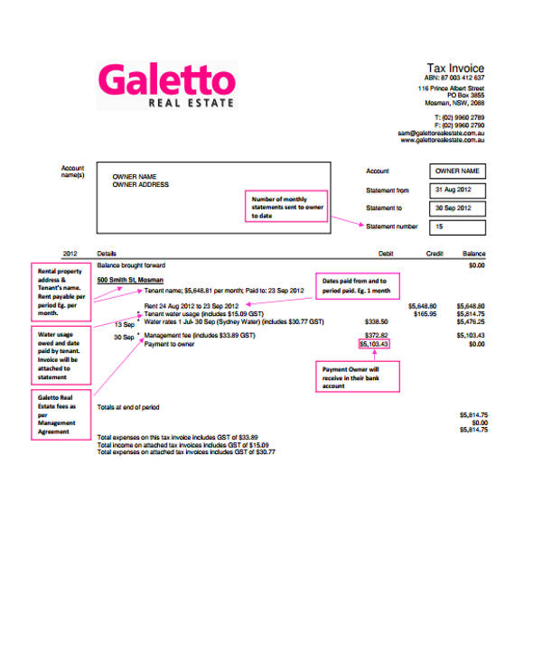 Real Estate Invoice Template Classles Democracy