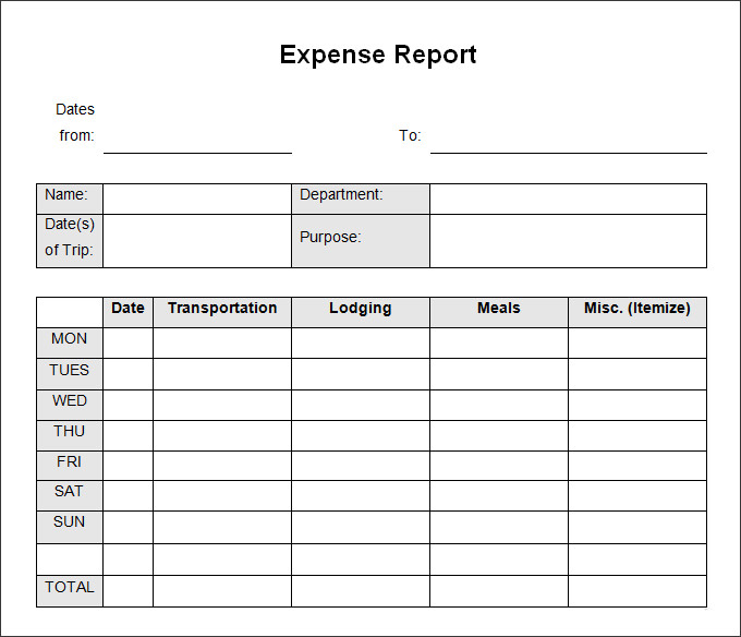 Free 5 Nonprofit Expense Report Examples Templates Download Now Examples