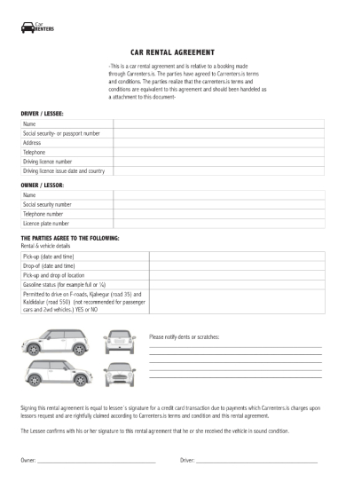 Automotive car rent