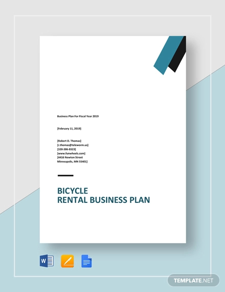 Bicycle Rental Business Plan