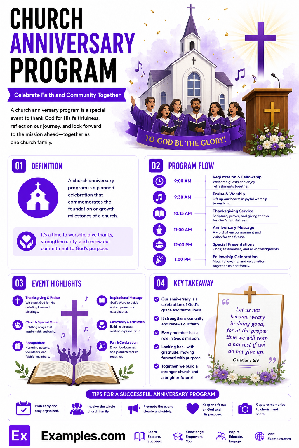 9+ Church Anniversary Program Examples to Download