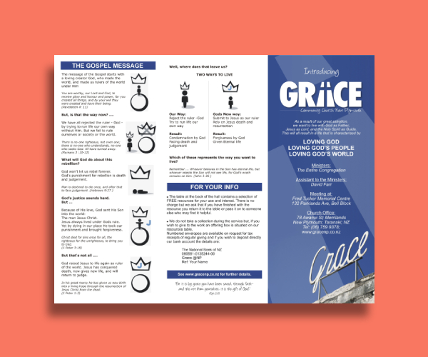church introduction brochure