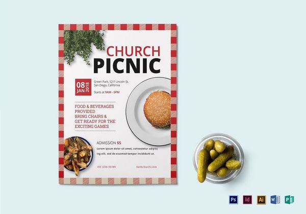church picnic flyer