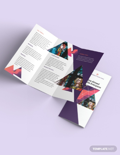 Best Church Brochure 15  Examples Illustrator Apple Pages Design