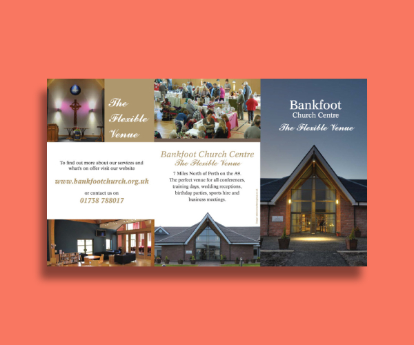 church venue brochure
