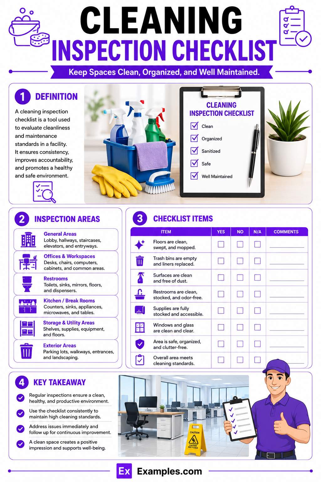 9+ Cleaning Inspection Checklist Examples to Download