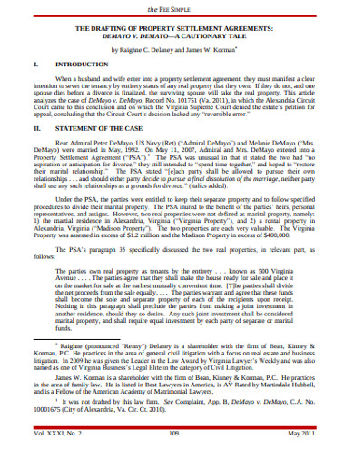 Settlement Agreement Sample from images.examples.com