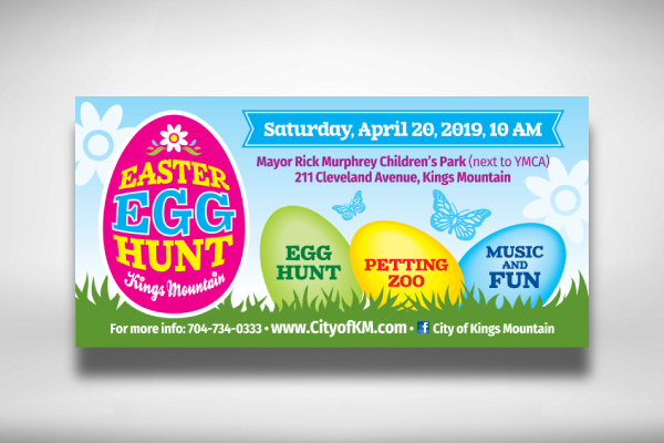 easter egg hunt banner