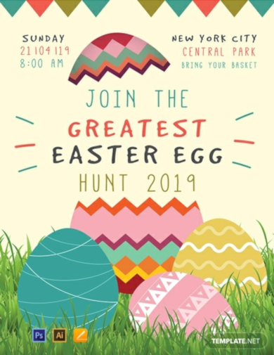 easter egg poster