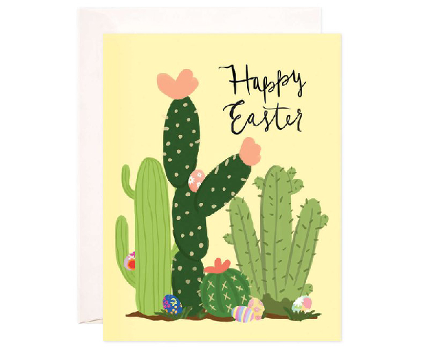 easter eggs greeting card