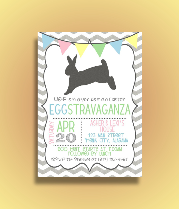 Easter Invitation Card