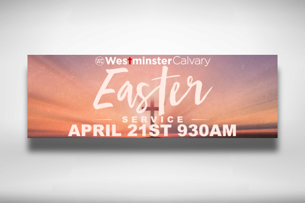 Easter Service Banner