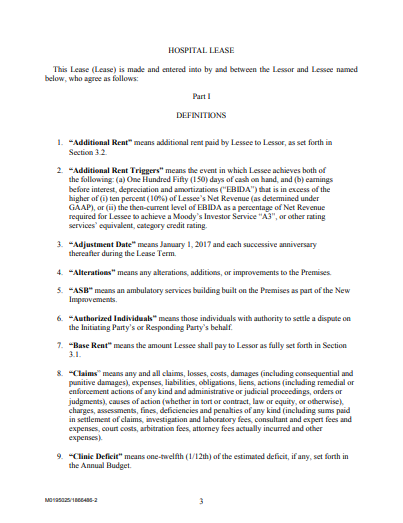 Medical Office Lease Agreement - 5+ Examples, Format, Pdf | Examples